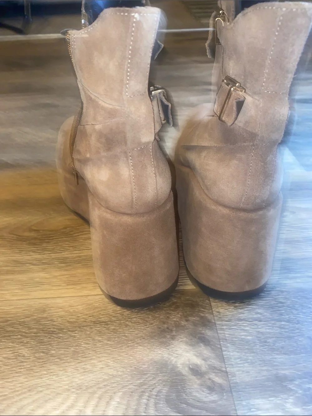 Free People suede platform